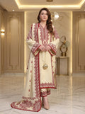 3-Piece Chikankari Embroidered Lawn Suit