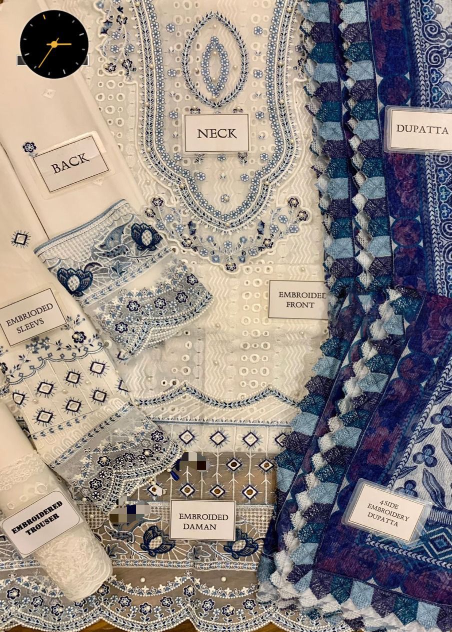 Anaya Alizay Chikankari Lawn Suit