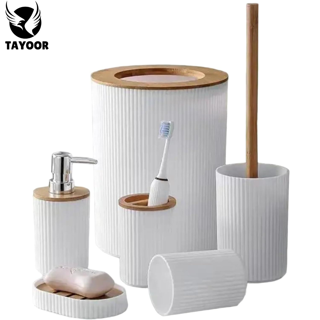 Bathroom Accessories Set, 6 Pieces