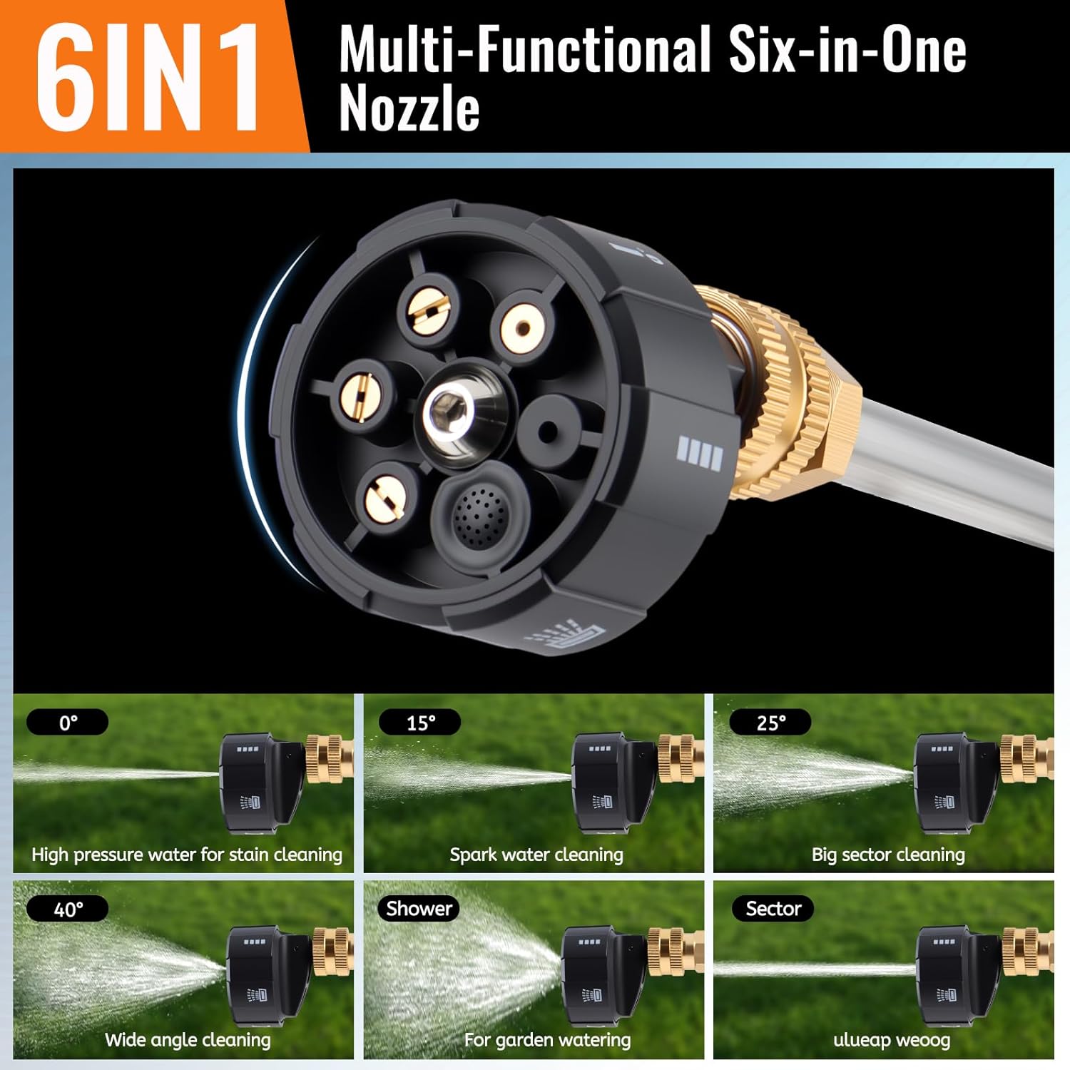 High Pressure Water CLEANING GUN